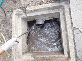 屋外排水管清掃